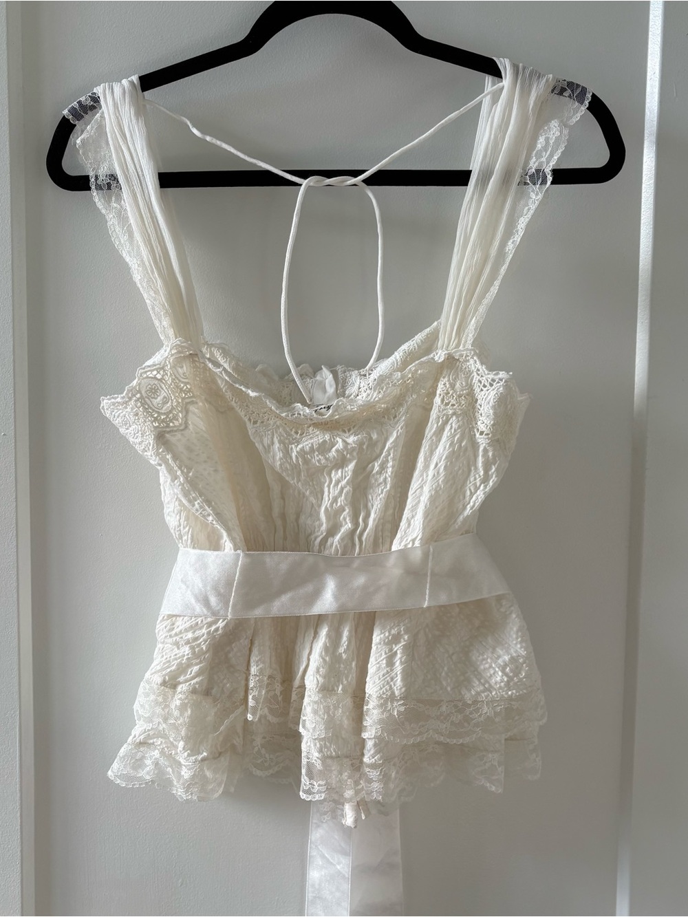 For Love & Lemons Ivory Lace Sweet Summer Top - Picture 4 of 7